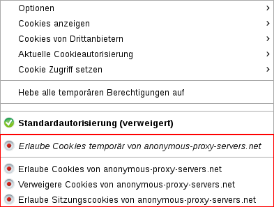 Cookie Monster Menü