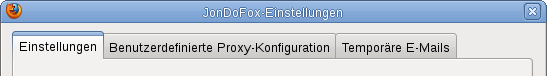 Einstellungen Header