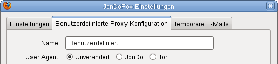 User Agent-Management