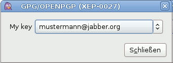 OpenPGP-Verschlüsselung konfigurieren