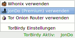 Proxy-Einstellungen für JonDo